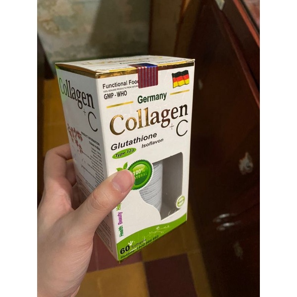 Viên uống Collagen C+ trắnh đẹp da mờ nám tàn nhang