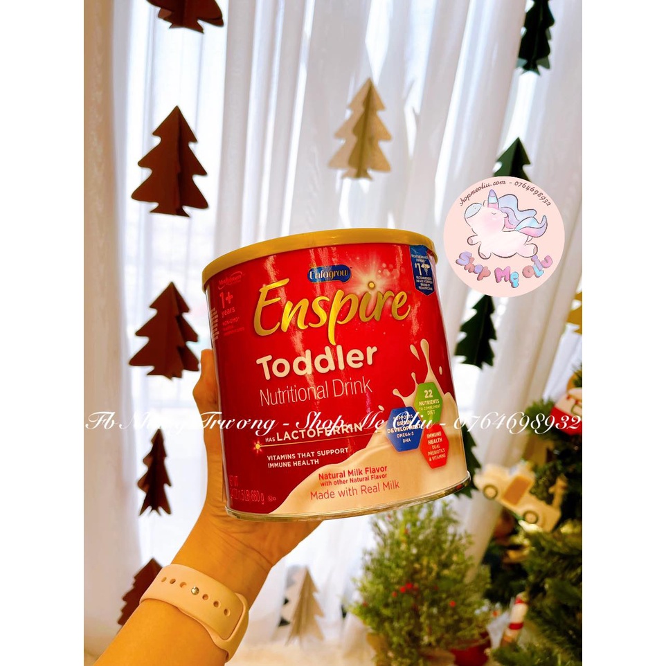 [DATE 11/2023] Sữa Enspire hồng Toddler Nutritional Drink 680g date 2023