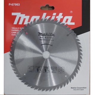 Lưỡi cắt gỗ 185mm MAKITA - P-67963 (60 răng) và P-67957 (40 răng) cam kết hàng chính hãng 100%