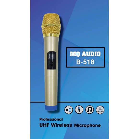 MICRO Hát Karaoke JAMMY B518 Chính Hãng 100% ( MIC Dùng Cho Mọi Loa Kéo-Loa Hát Karaoke) Bảo Hành 6 Tháng