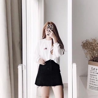 🔥CropTop Tay Dài USA