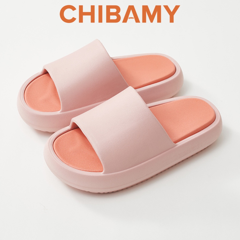 Dép Đúc quai ngang nam nữ đế bánh mì siêu nhẹ cao 4p