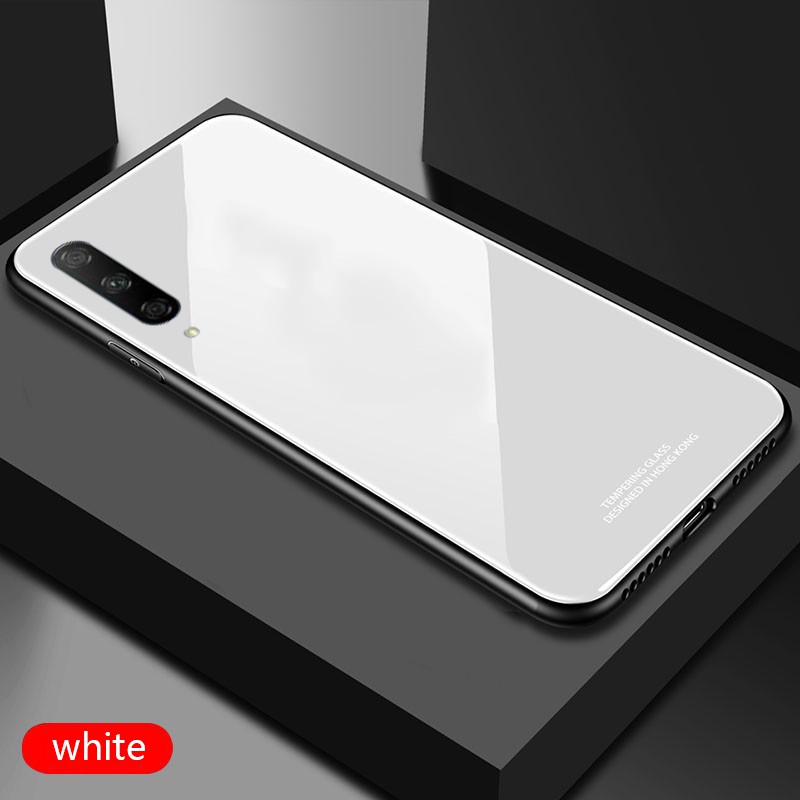 Ốp Điện Thoại Mặt Kính Viền Dẻo Tráng Gương Thời Trang Chống Rơi Cho Huawei Y9s