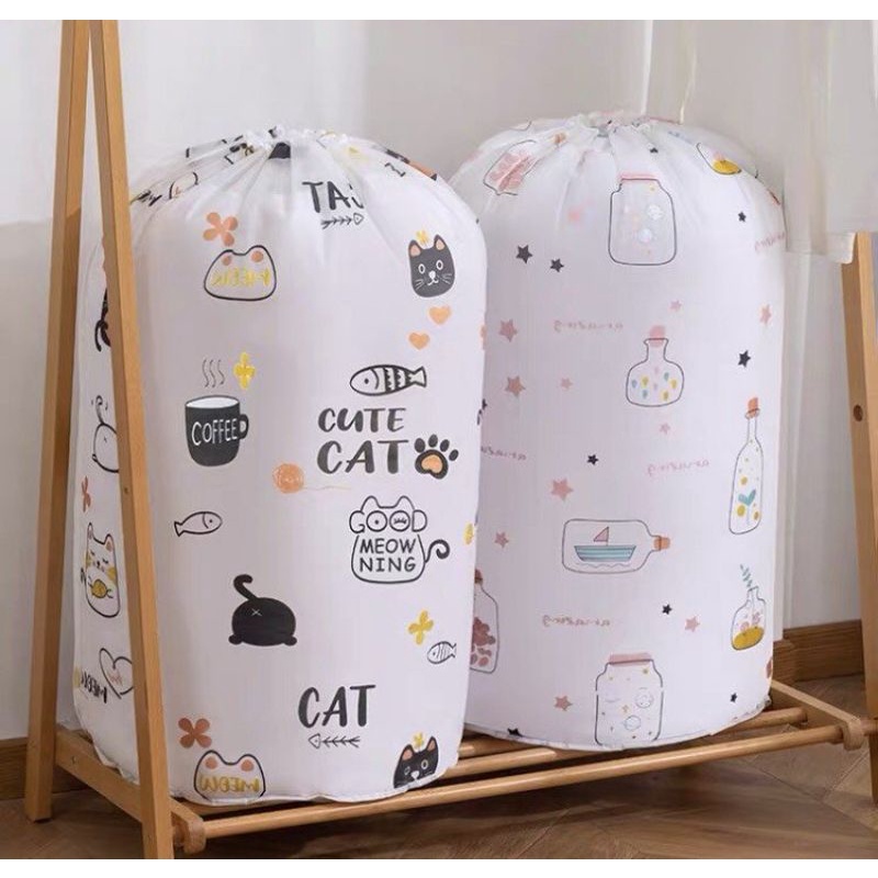 TÚI ĐỰNG CHĂN MÀN CÓ DÂY RÚT SIZE 85/45cm, SIÊU TO