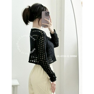 Áo cardigan lưới crop (HÌNH THẬT ĐỘC QUYỀN nangtho.ct) 4134