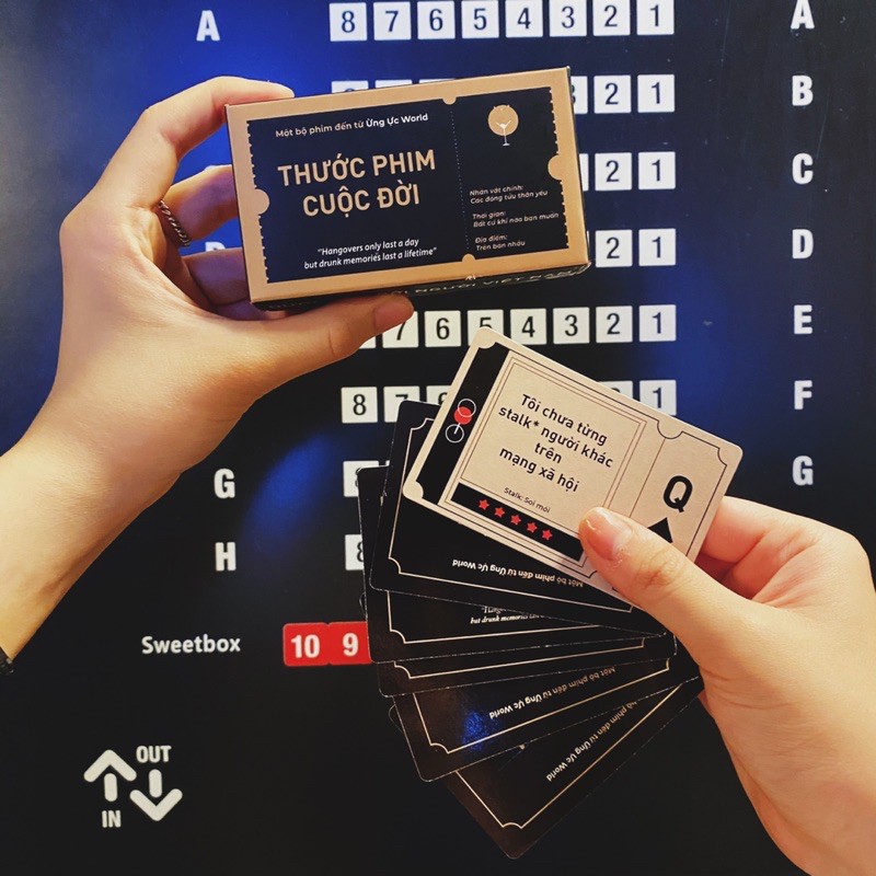 Bộ Bài Thước Phim Cuộc Đời Bài Uống Rượu Bia Bàn Nhậu Drinking Card Game Never Have I Ever 51 Lá