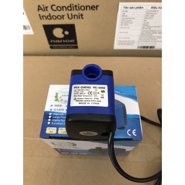 Máy bơm quạt nước điều hoà. Bơm quạt hơi nước .7W, 8W xanh , 8W đen , 16W xanh, 16W đen, 18W xanh, 18W đen .