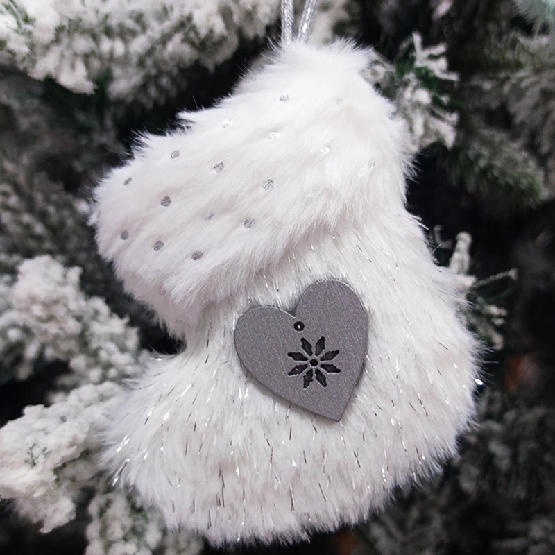 Vớ Bông Treo Trang Trí Cây Thông Noel Mini