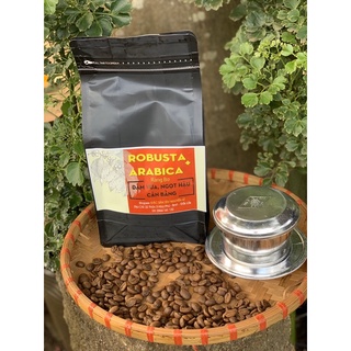 ARABICA : ROBUSTA RANG TỈ LỆ (3:7) gói 500g