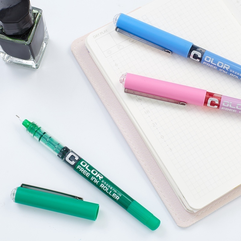 Bút Bi Đầu Ngòi 0.38mm 7 Màu Chất Lượng Cao