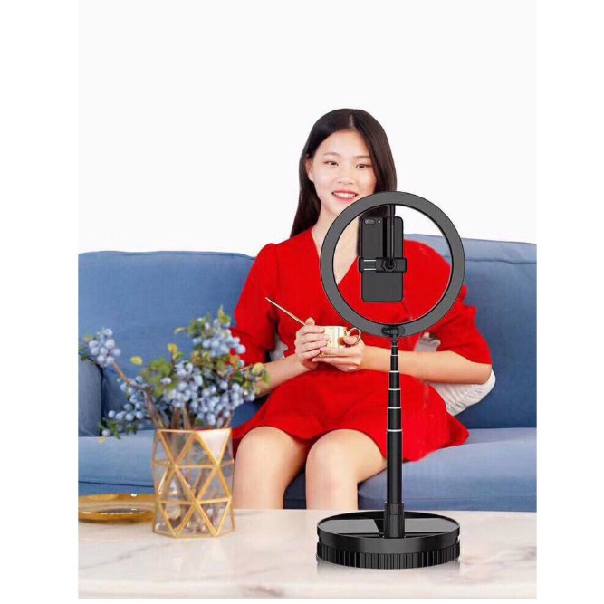 Đèn LED G1 Size 26cm, Giá Đỡ Điện Thoại Live Stream, Bán Hàng , Make Up, Chụp Ảnh Studio, Gấp Gọn Thu Nhỏ