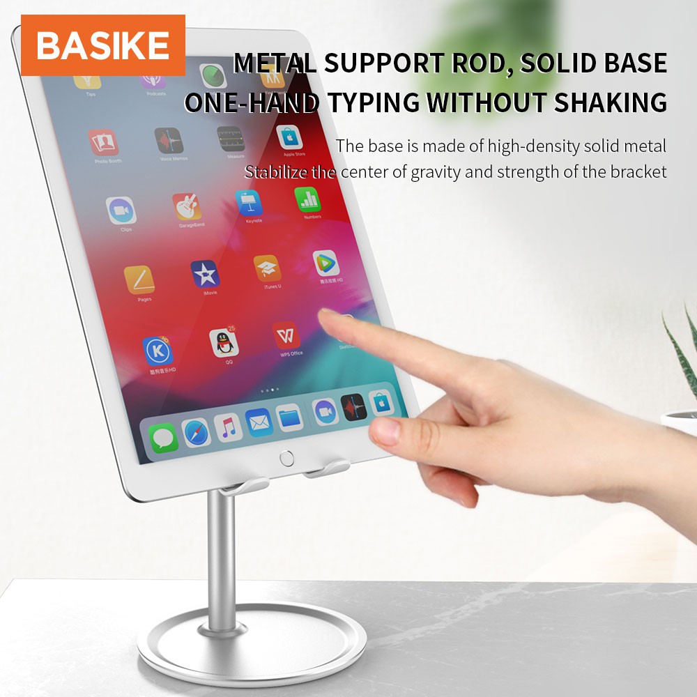 Giá đỡ điện thoại/máy tính bảng BASIKE UP01 bằng hợp kim có thể tháo rời tiện dụng