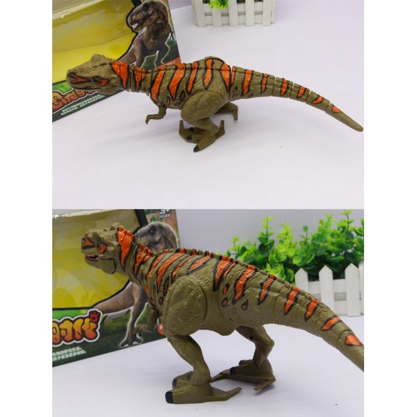 Đồ chơi mô hình khủng long bạo chúa chạy pin có đèn nhạc cho bé
