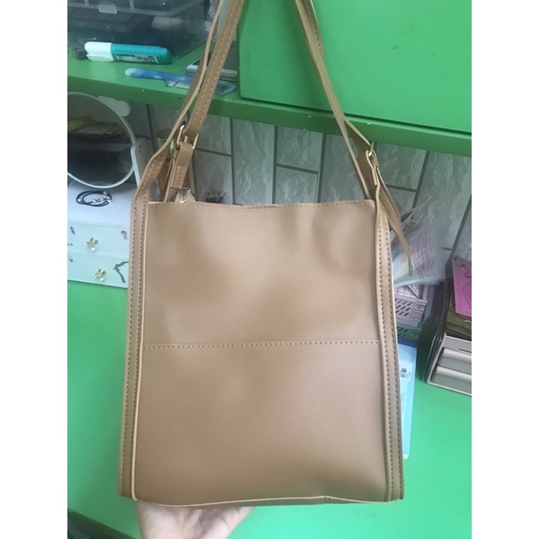 Túi tote chất da PU phong cách Hàn Quốc