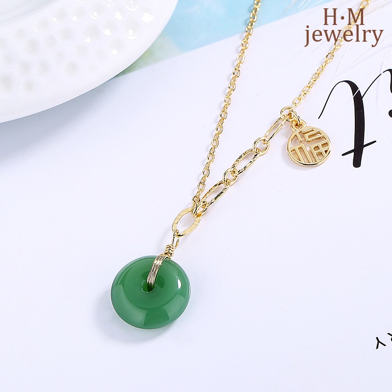 Dây Chuyền Mặt Thẻ May Mắn Phong Cách Vintage