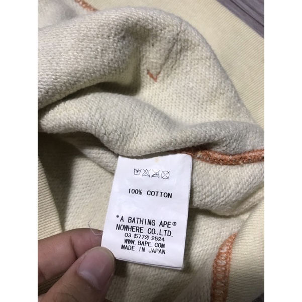 Áo khoác có mũ Hooodie zip hiệu ABathing Ape màu Camo size kid XXS fit 35kg