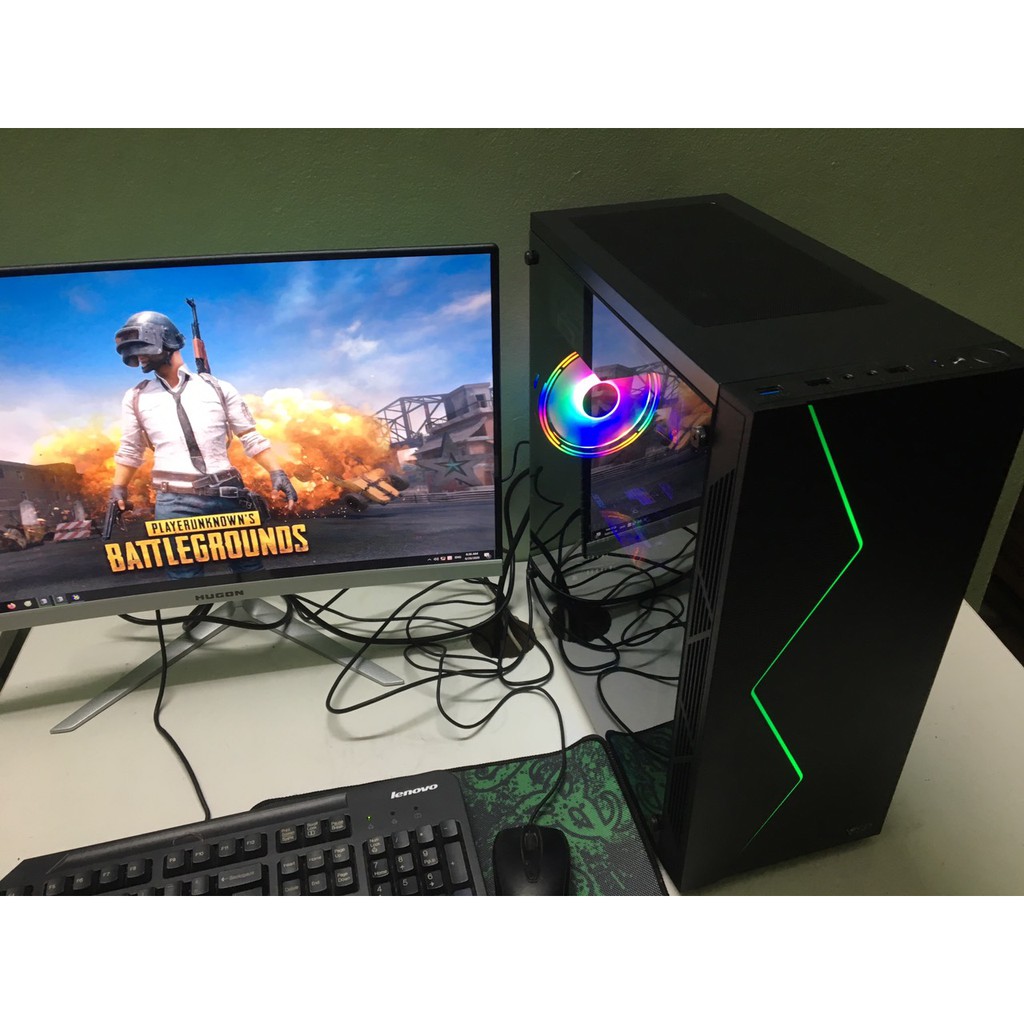 Bộ máy tính PC Game + Màn FullHD i3 i5 i7 chơi PUBG mobile, PUBG lite, LOL, CF đột kích, Fifa, Cs + Quà tặng