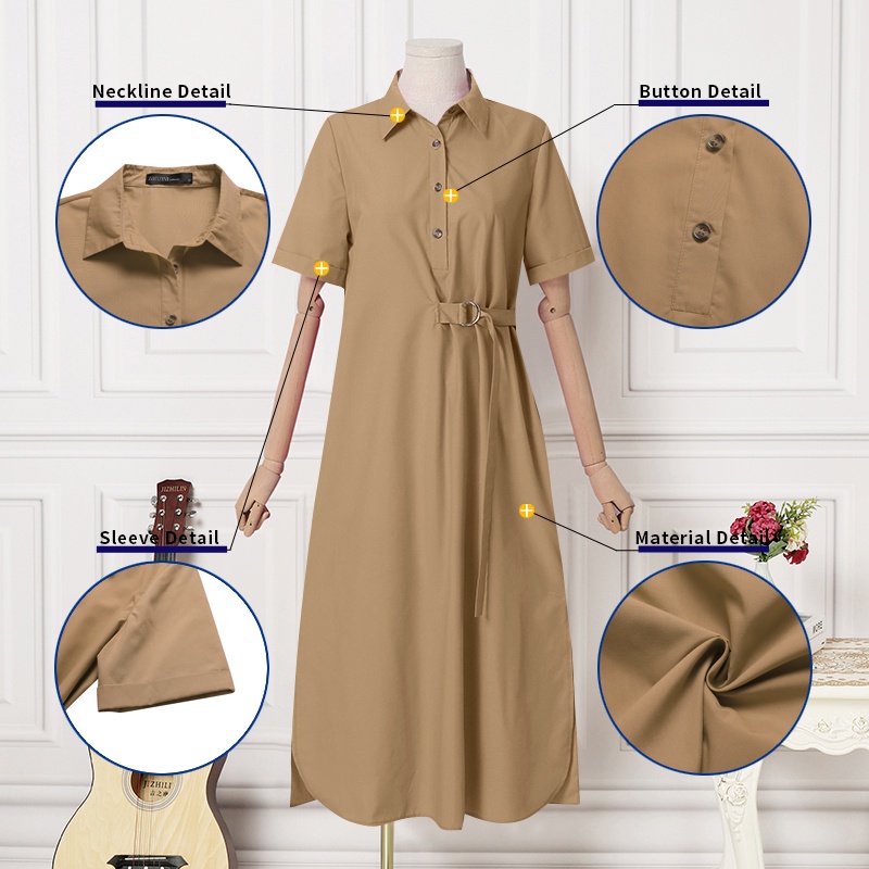 Đầm dài ZANZEA xẻ tà thời trang dành cho nữ