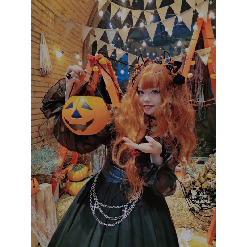 YASLC0028-Bờm tóc lolita ác quỷ halloween brand Syrup