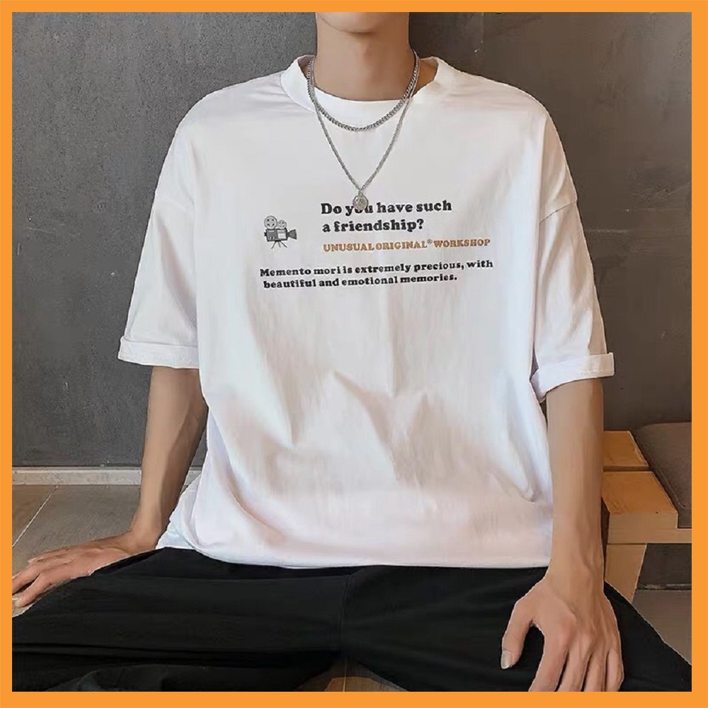 Áo Thun Unisex ⚡Freeship⚡ Áo Thun nam nữ in hình Tom and Jerry Friendship cổ tròn cá tính