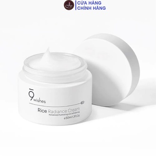 Kem Dưỡng Ẩm Trắng Da 9Wishes Rice Radiance Cream 50ml