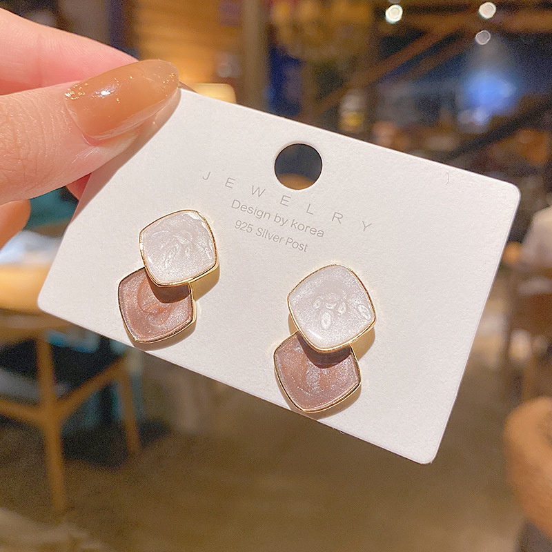 Bông Tai Mạ Bạc 2022 S925 Phong Cách Retro Thanh Lịch Cho Nữ