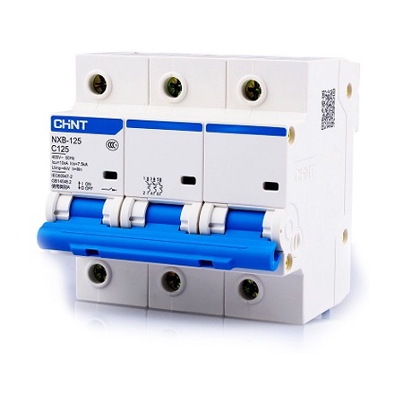 MCB Chint NXB-125 3P 125A |Aptomat tép (MCB) 3 pha 125A