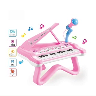 Đàn piano mini kèm mic cho bé tập đàn hát