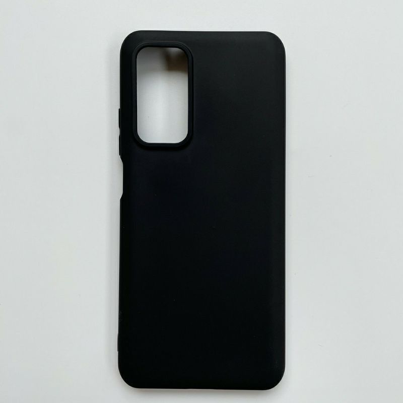 Ốp lưng silicon đen nhám cho Xiaomi Mi 10T không bám vân tay, có gờ bảo vệ camera.