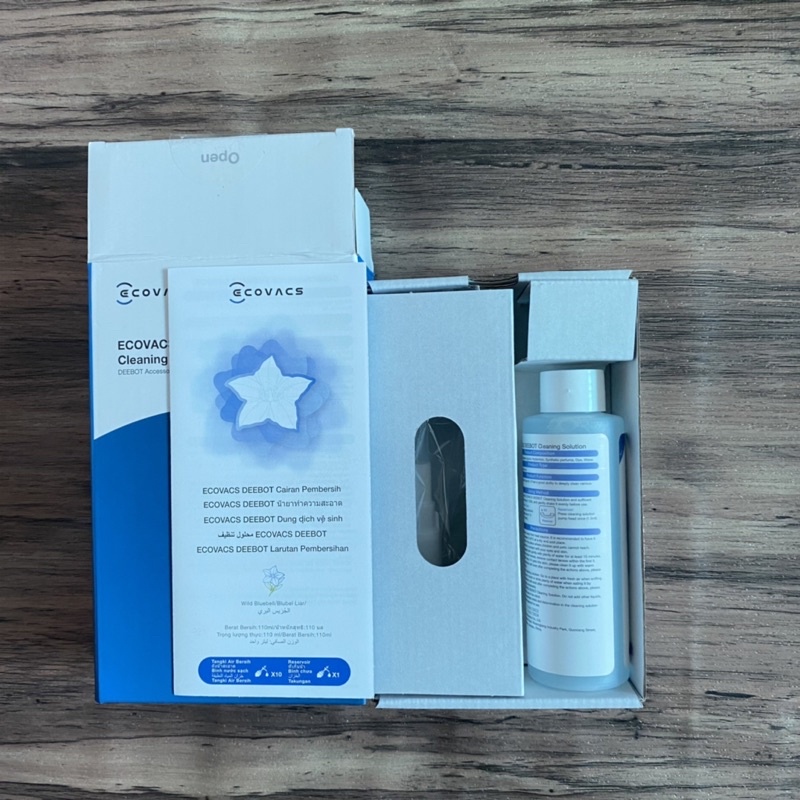 Nước Lau Sàn Cao Cấp ECOVACS Wild Bluebell-Dành riêng cho Robot lau nhà ECOVACS DEEBOT X1 OMNI / T10/ T9/ T8/T5/OZMO