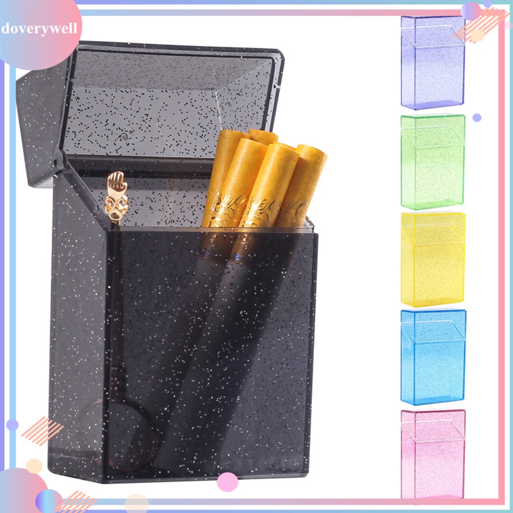 Hộp Đựng Thuốc Lá Bằng Nhựa Trong Suốt Di Động Tiện Dụng