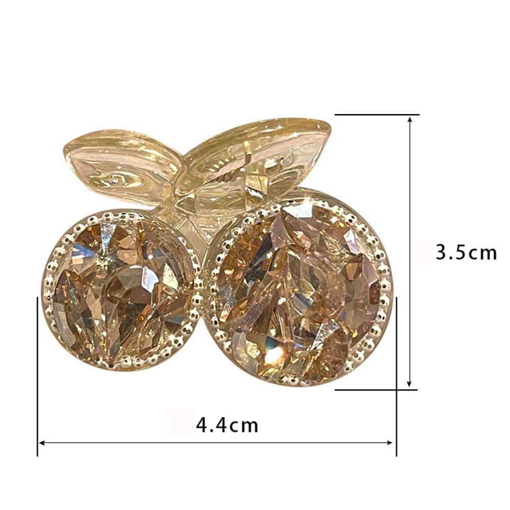 Kẹp Tóc Nhựa Hình Quả Cherry Lấp Lánh WMES15H|Kẹp Tóc Phong Cách Hàn Quốc Xinh Xắn Cho Bé Gái