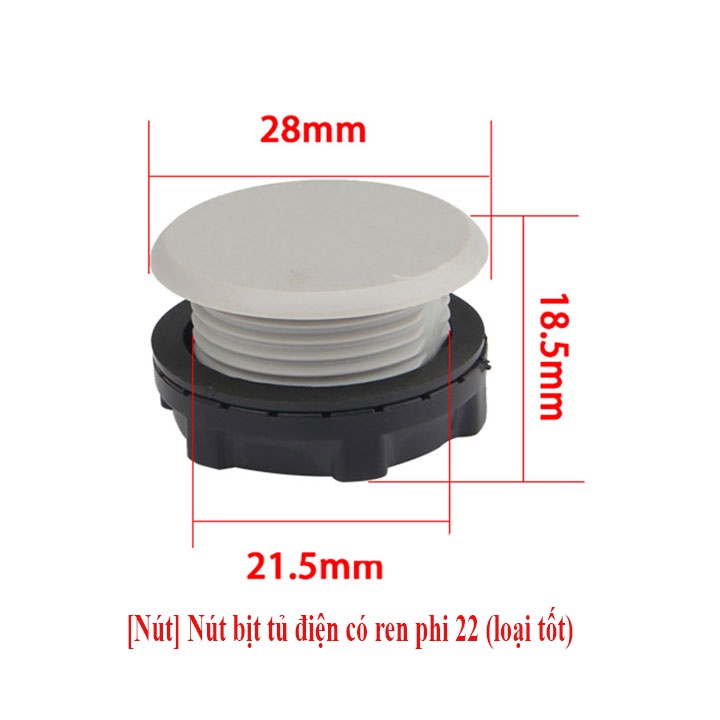 Nút bịt tủ điện phi 16,phi 22 phi 30mm loại tốt an toàn | BigBuy360 - bigbuy360.vn