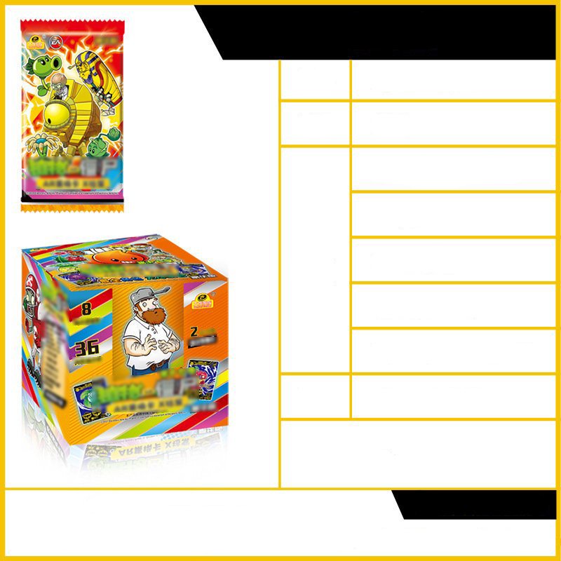 Set ảnh thẻ PLANTS VS ZOMBIES card ảnh in hình game anime
