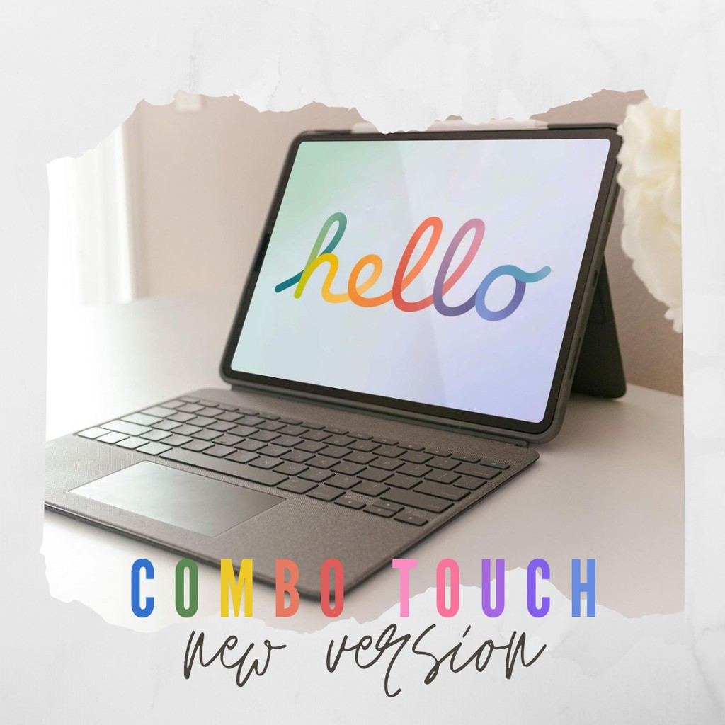 Bộ Bao Da Và Bàn Phím Kèm Chuột Logitech Combo Touch Cho iPad Pro 11 - 12.9 và iPad Air 4