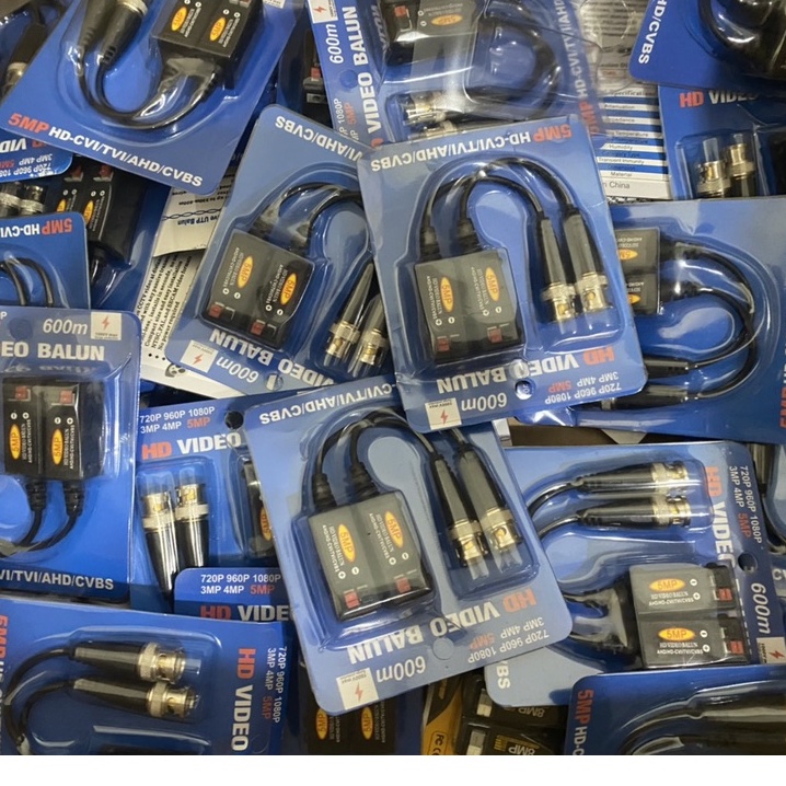 Bộ chuyển đổi video balun cho camera AHD/CVI/TVI/Analog 1080P BL-206