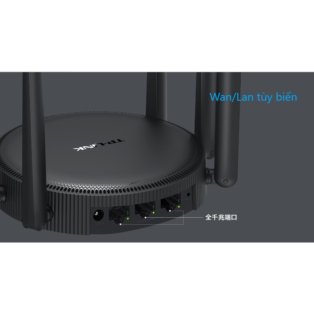 [Mã 252ELSALE hoàn 7% đơn 300K] Bộ Phát Wifi Mesh Wifi Gigabit Tplink TP-Link WDR7651 AC1900