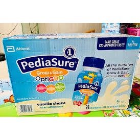 thùng 24 chai Sữa Pediasure nước Pediasure grow and Gain 237ml