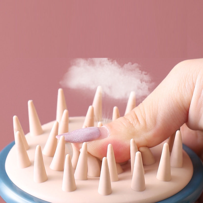 Bàn Chải Massage Da Đầu Bằng Silicone Cho SPA