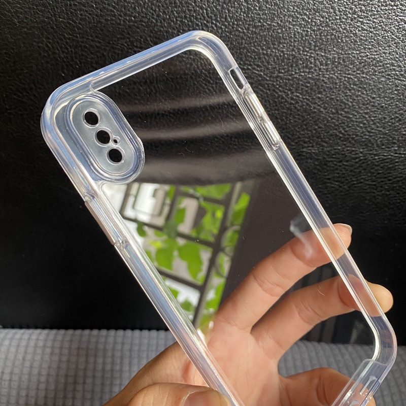 ốp lưng trong suốt viền vuông đủ dòng x đến 13promax