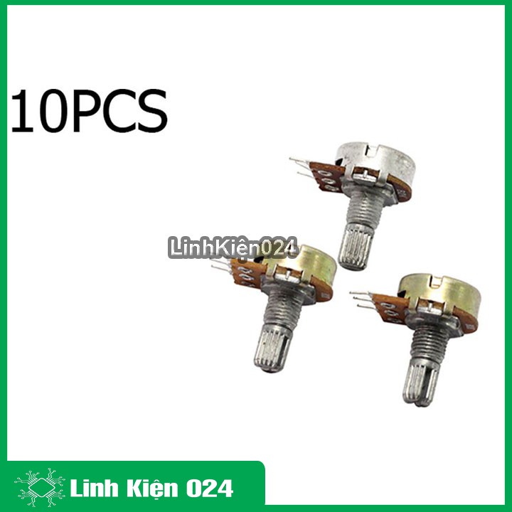 Bộ 5 biến trở Volum, triết áp Đôi ( 6 Chân )
