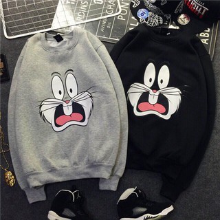 Áo đôi thu đông Sweater thỏ ngộ nghĩnh