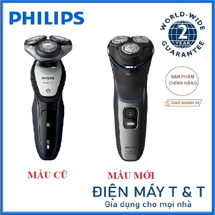 Máy cạo râu Philips S5083 thay bằng mẫu S3122 mẫu mới 2022 (bảo hành chính hãng 24 tháng)