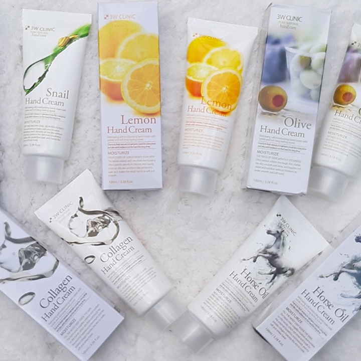 Kem Dưỡng Da Tay 3W Clinic Hand Cream 100ml