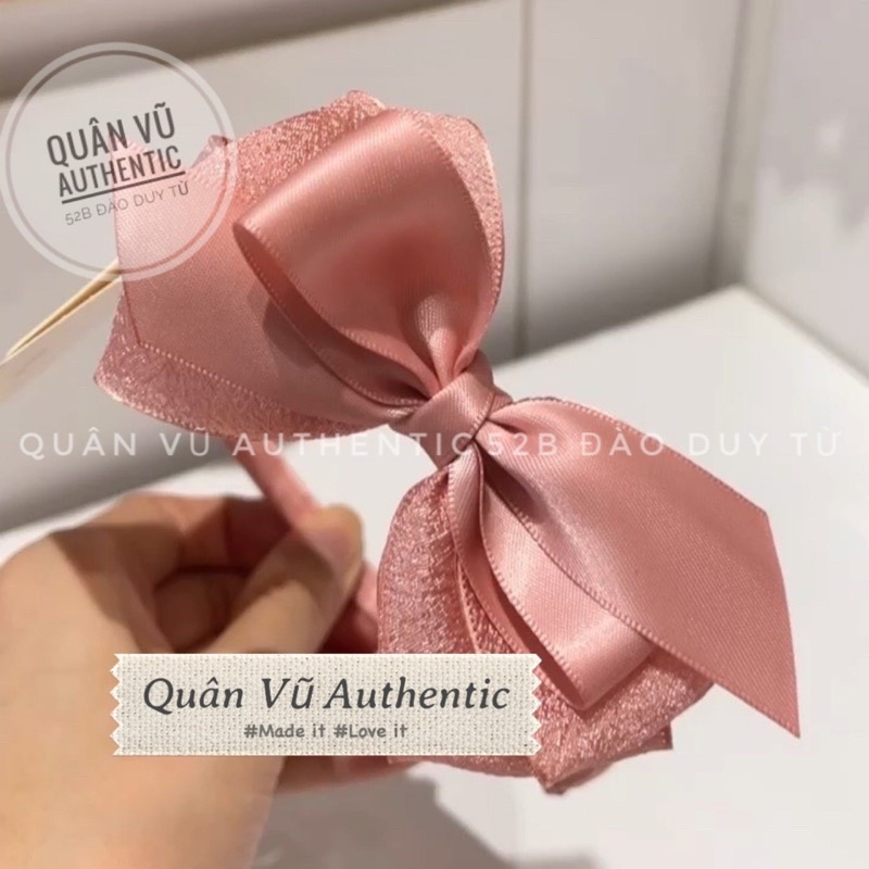 BỜM TÓC VẢI VOAN THIẾT KẾ HANDMADE