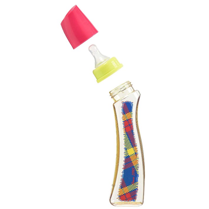 Bình sữa PPSU Dr.Betta Brain S3-Tartan 240ml
