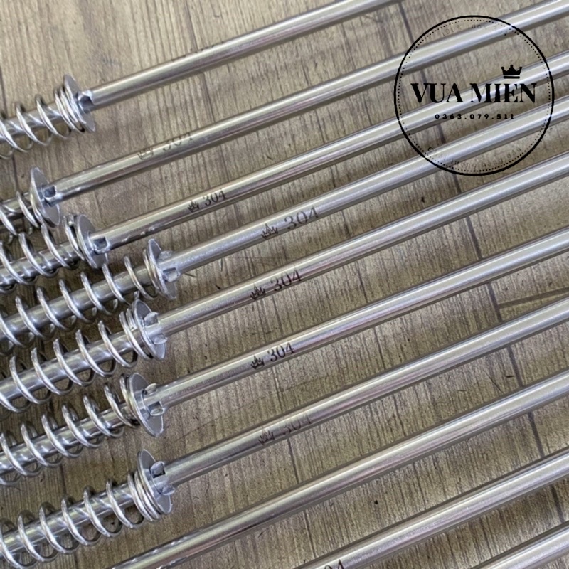 Đũa thắng kèm lò xo inox 304 cho các dòng xe
