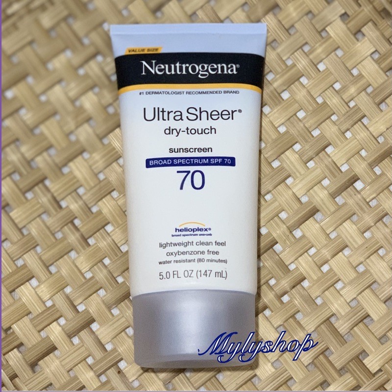 Kem Chống nắng Neutrogena Ultra Sheer Value Size 147ml