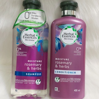 Combo Dầu gọi và xã Herbal Essences (400ml)