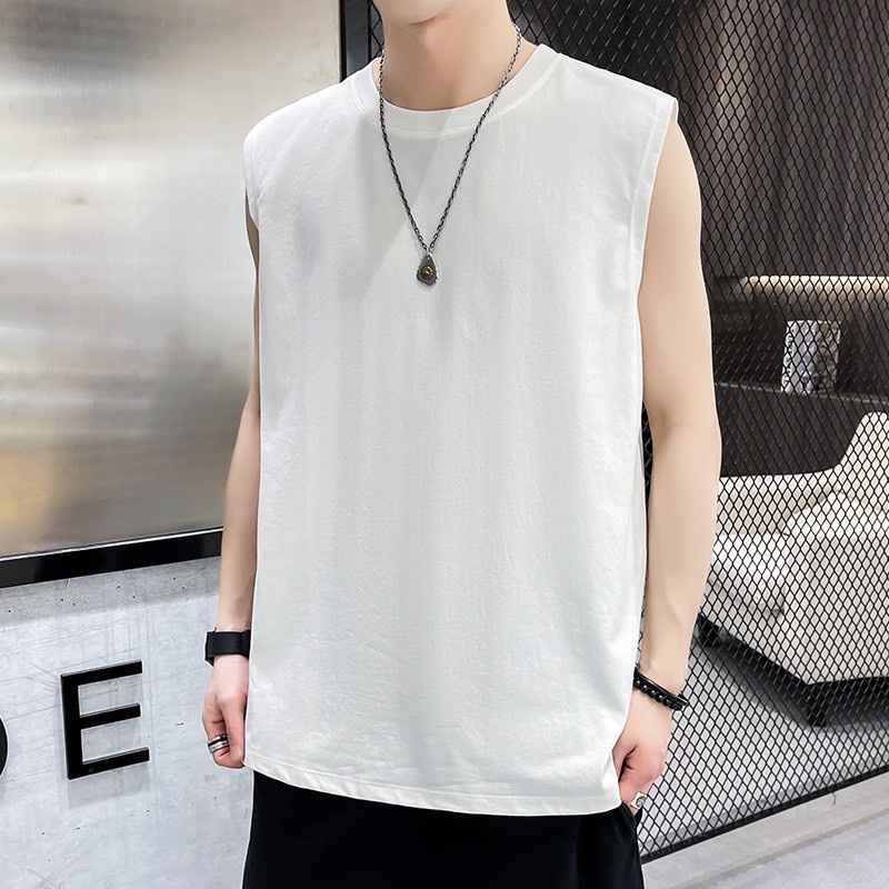 Áo Thể Thao Ba Lỗ Tanktop Vải Thun Lạnh form rộng kiểu trơn Cực Hot - Hata24h